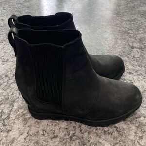 Black Sorel Wedge Boots